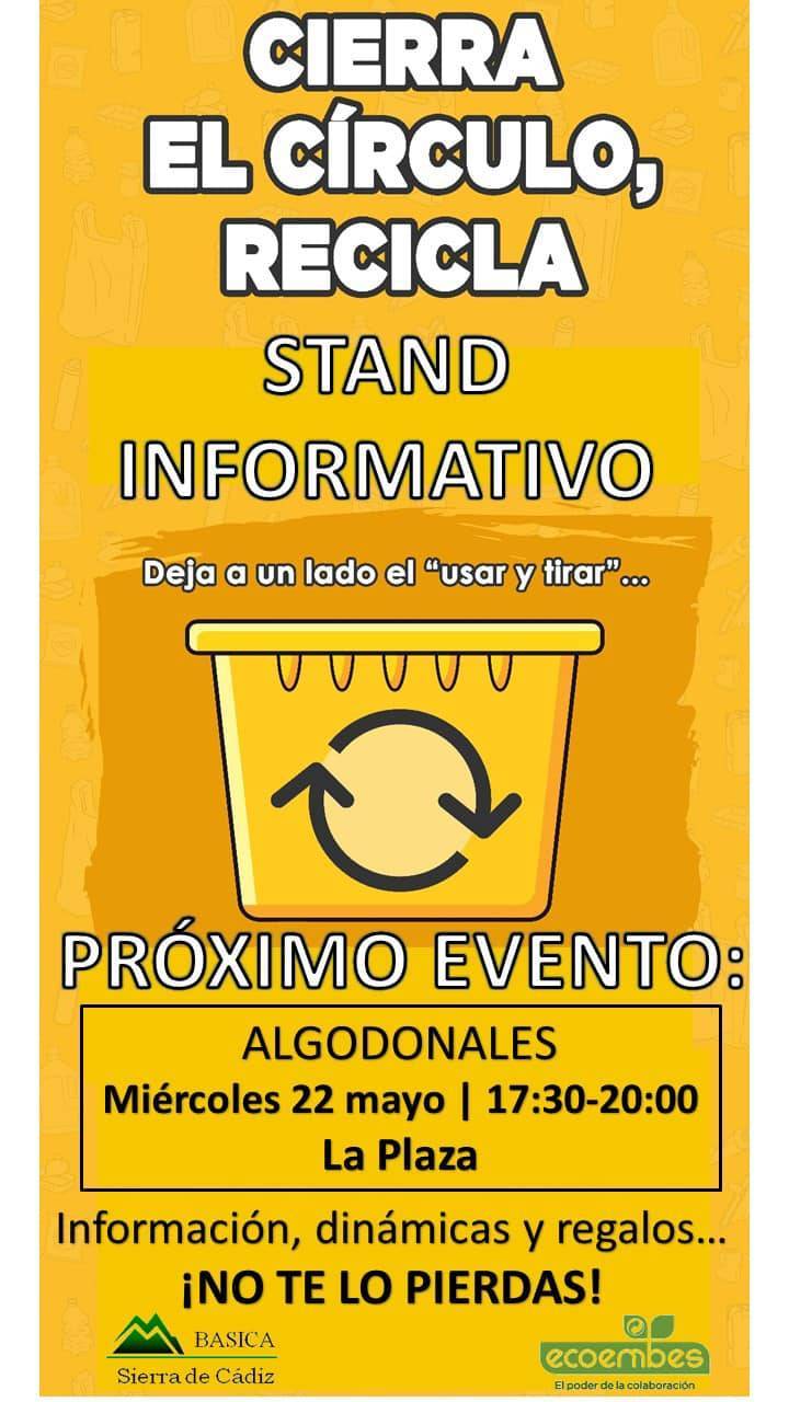 Stand informativo sobre reciclaje (2024) - Algodonales (Cádiz)