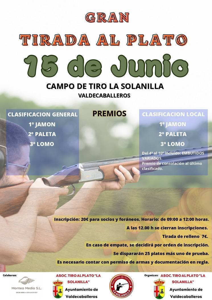 Gran tirada al plato de San Antonio (2024) - Valdecaballeros (Badajoz)
