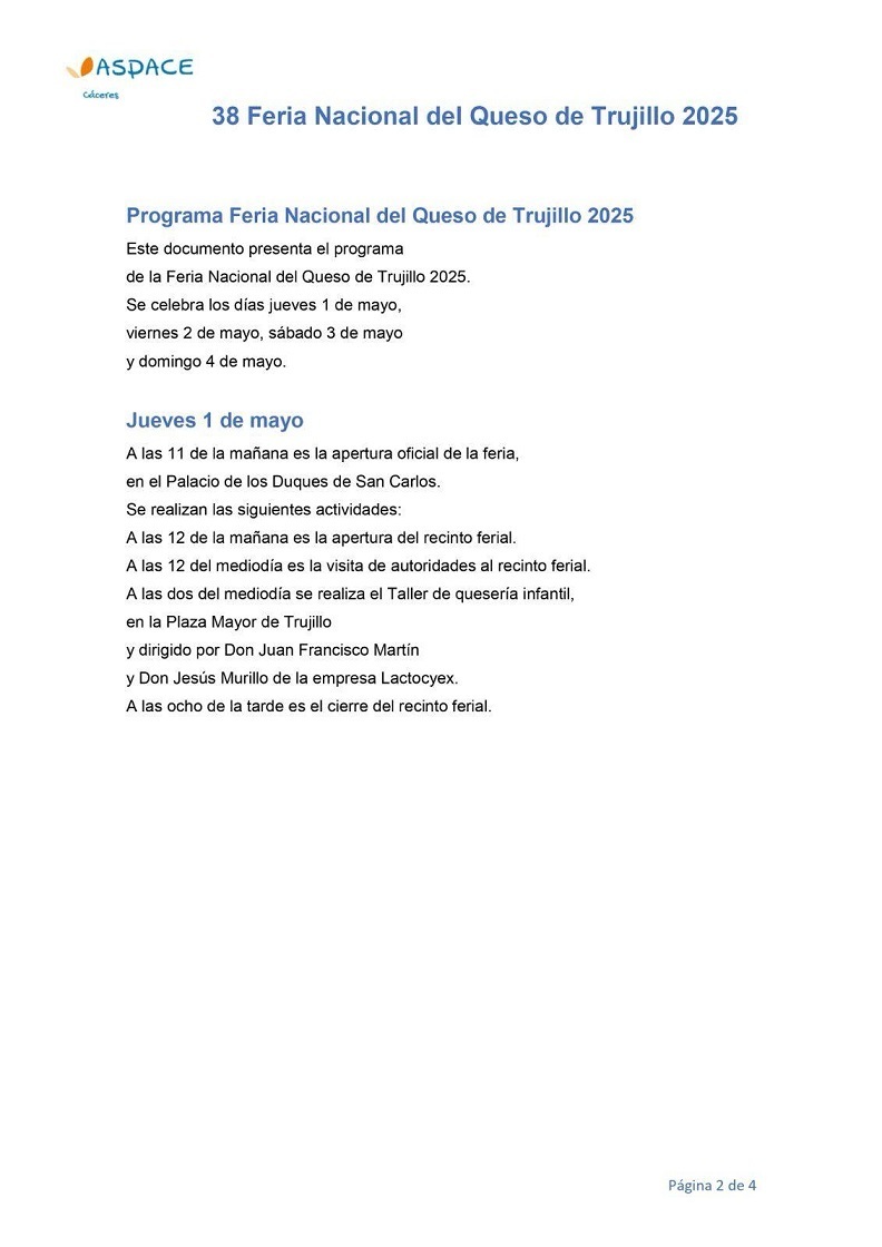38 Feria Nacional del Queso - Trujillo (Cáceres) 2