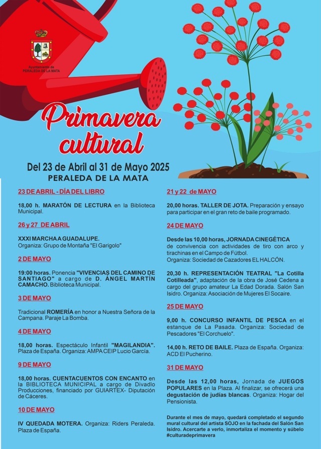 Primavera Cultural (2025) - Peraleda de la Mata (Cáceres)