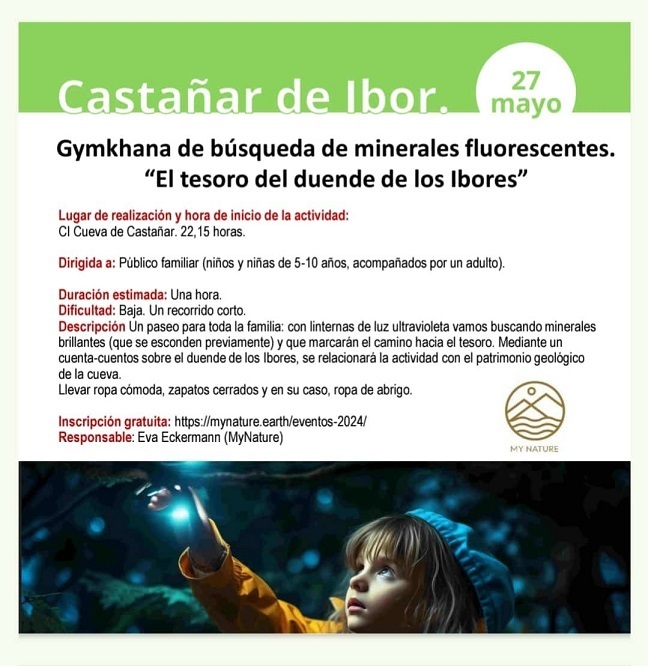 Gymkhana de búsqueda de minerales fluorescentes (2025) - Castañar de Ibor (Cáceres)