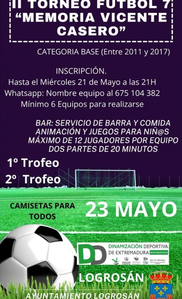 II Torneo de Fútbol 7 'Vicente Casero' - Logrosán (Cáceres) 3