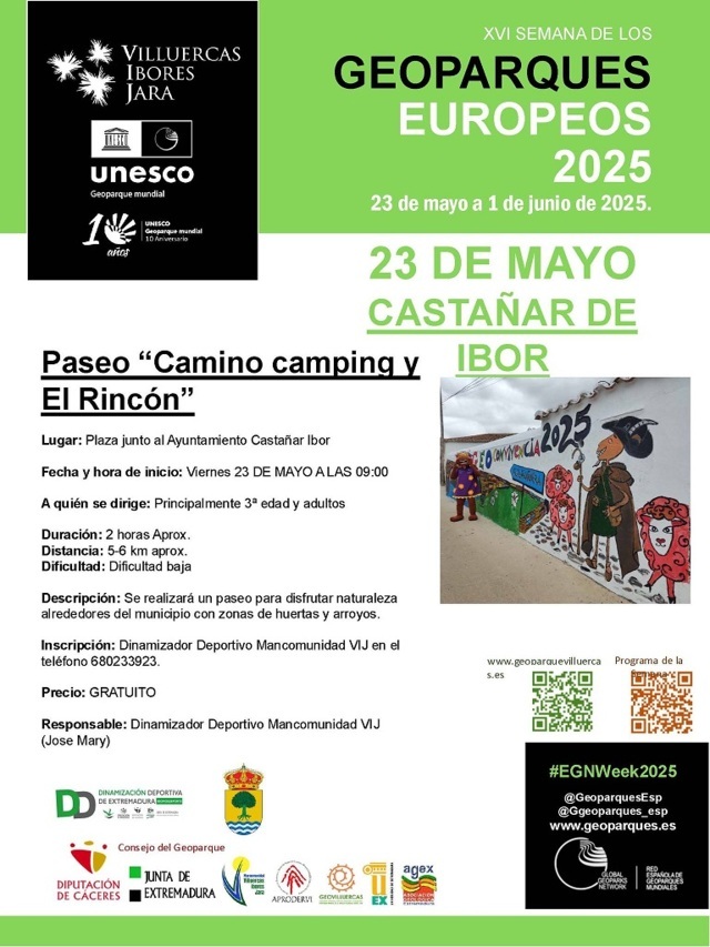 Paseo 'Camino camping y El Rincón' (2025) - Castañar de Ibor (Cáceres)