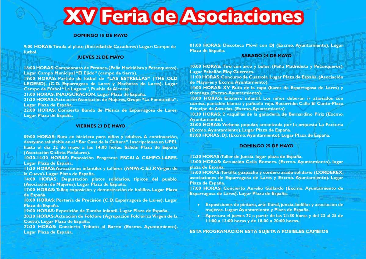 XV Feria de Asociaciones - Esparragosa de Lares (Badajoz) 2