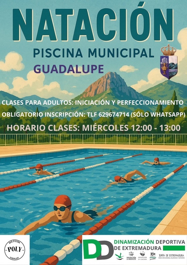 Clases de natación (2025) - Guadalupe (Cáceres)