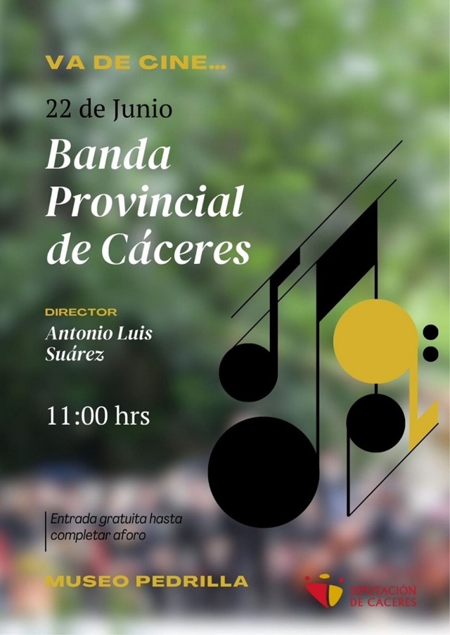 Concierto de la Banda Sinfónica de la Diputación Provincial de Cáceres (junio 2025) - Cáceres