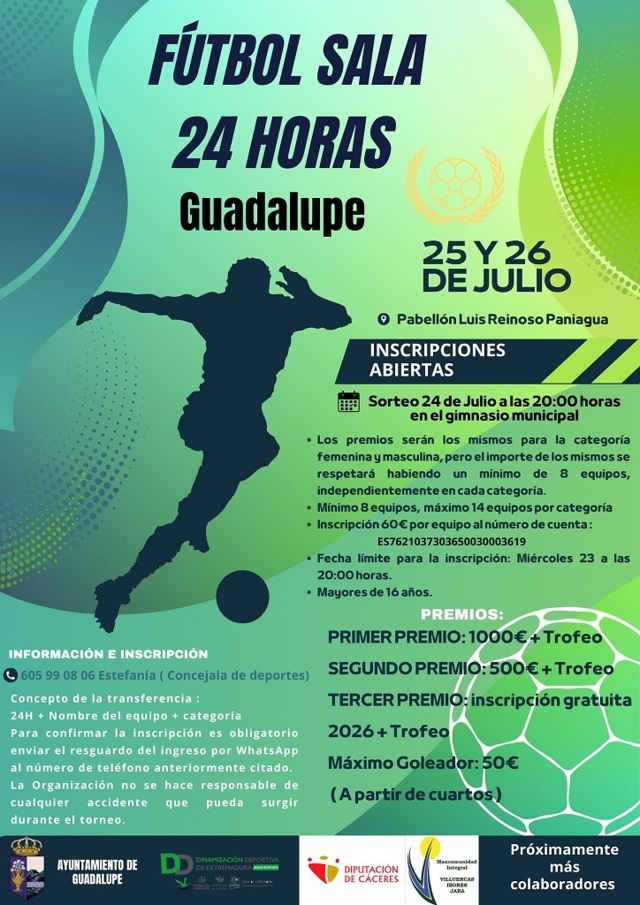 24 horas de fútbol sala (2025) - Guadalupe (Cáceres)