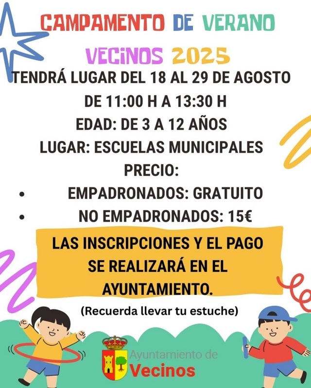 Campamento de verano (2025) - Vecinos (Salamanca)