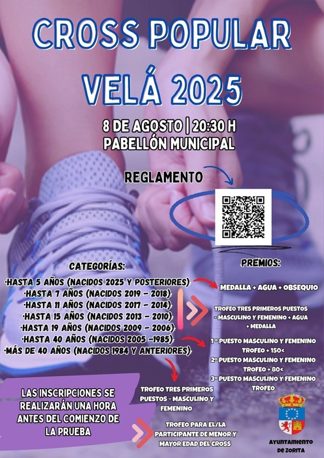 Cross popular Velá (2025) - Zorita (Cáceres)