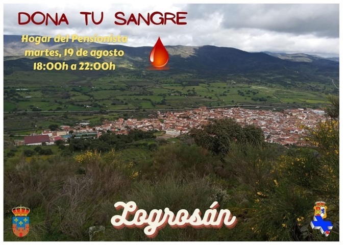 Donación de sangre (agosto 2025) - Logrosán (Cáceres)