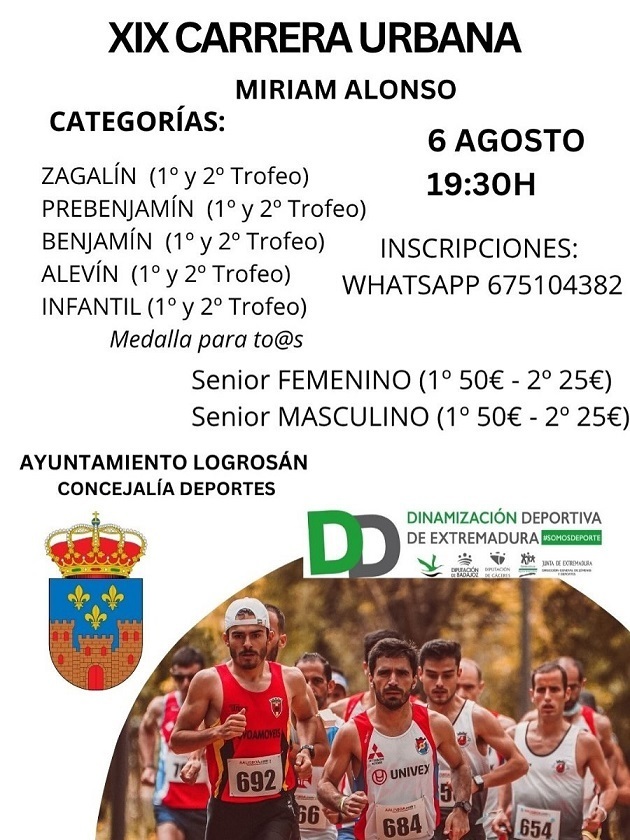 XIX Carrera Urbana Miriam Alonso - Logrosán (Cáceres)