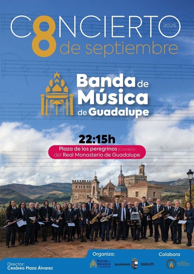 Concierto de la Banda de Música de Guadalupe (2025) - Guadalupe (Cáceres)