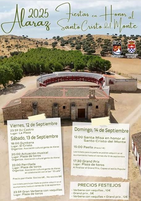 Fiestas en honor al Santo Cristo del Monte (2025) - Alaraz (Salamanca)