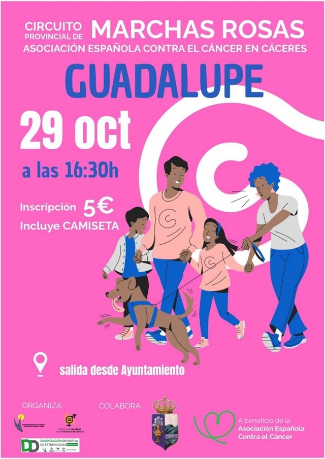 Marcha rosa (2025) - Guadalupe (Cáceres)