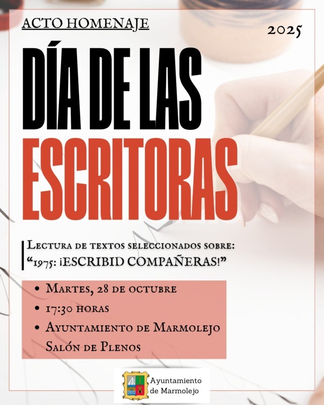 Día de las Escritoras (2025) - Marmolejo (Jaén)