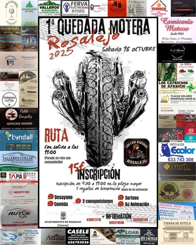 I Quedada Motera - Rosalejo (Cáceres)