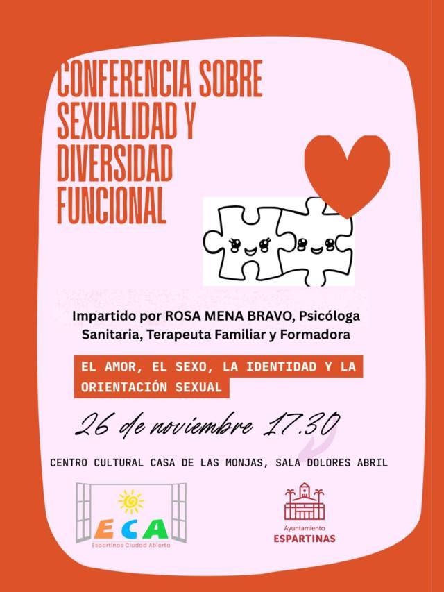 Conferencia sobre sexualidad y diversidad funcional (2025) - Espartinas (Sevilla)