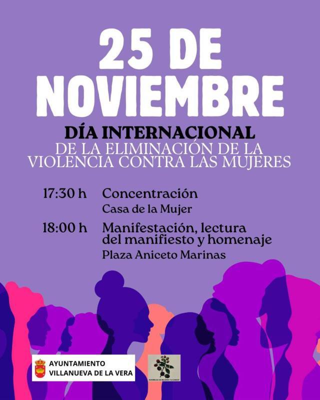Día Internacional de la Eliminación de la Violencia contra las Mujeres (2025) - Villanueva de la Vera (Cáceres)