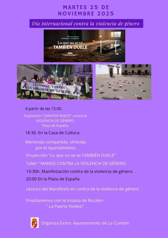 Día Internacional de la Eliminación de la Violencia de Género (2025) - La Cumbre (Cáceres)