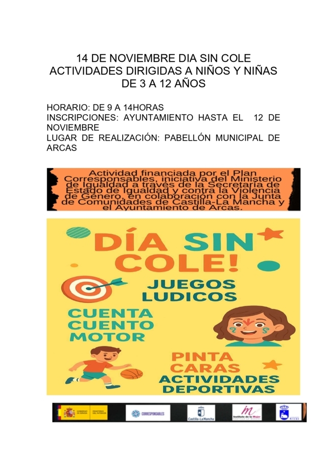 Día sin cole (2025) - Arcas (Cuenca)