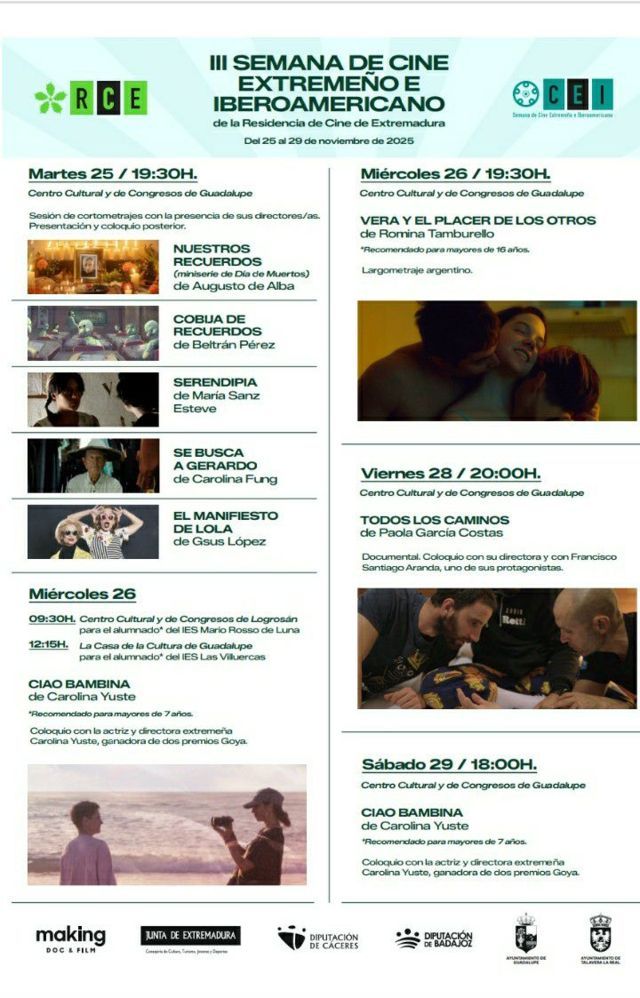 III Semana de Cine Extremeño e Iberoamericano - Guadalupe (Cáceres)