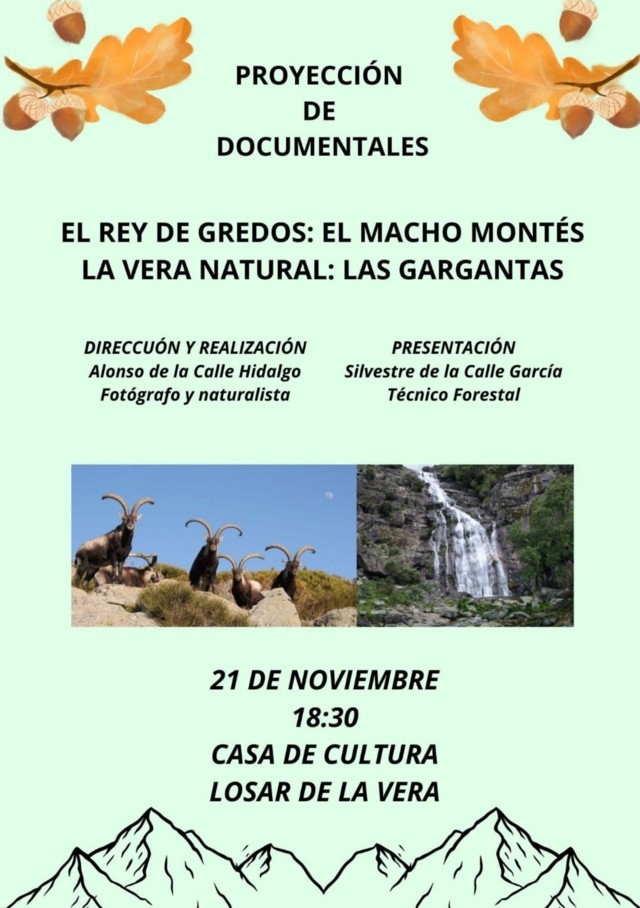 Proyección de documentales (2025) - Losar de la Vera (Cáceres)