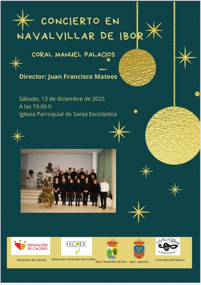 Concierto de la Coral Manuel Palacios (2025) - Navalvillar de Ibor (Cáceres)