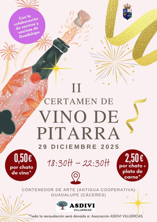 II Certamen de Vino de Pitarra - Guadalupe (Cáceres)
