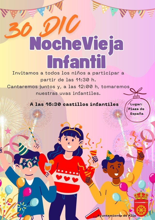 Nochevieja infantil (2025) - Alía (Cáceres)