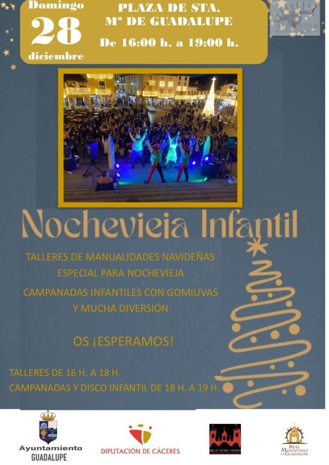 Nochevieja infantil (2025) - Guadalupe (Cáceres)