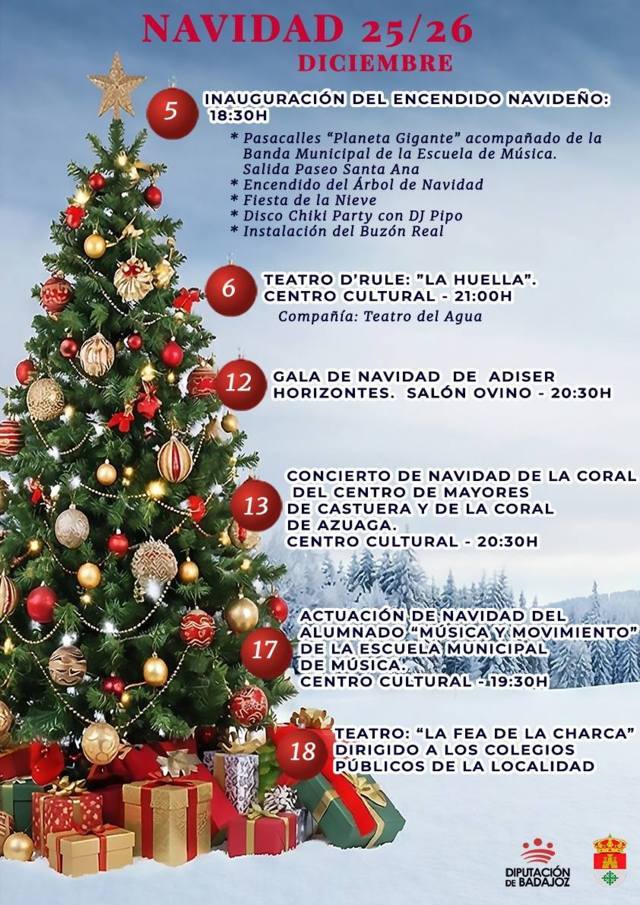 Programa de Navidad (2025) - Castuera (Badajoz) 1