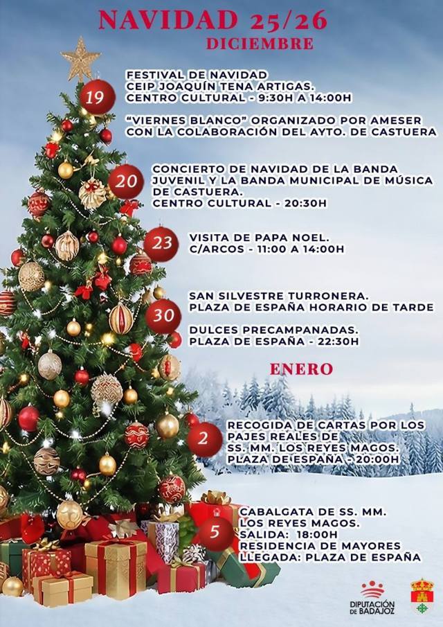 Programa de Navidad (2025) - Castuera (Badajoz) 2