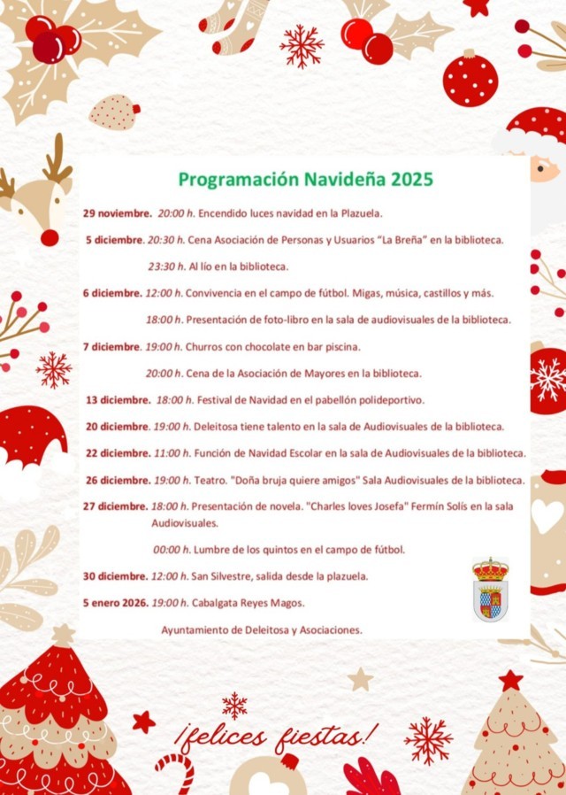 Programa de Navidad (2025) - Deleitosa (Cáceres)
