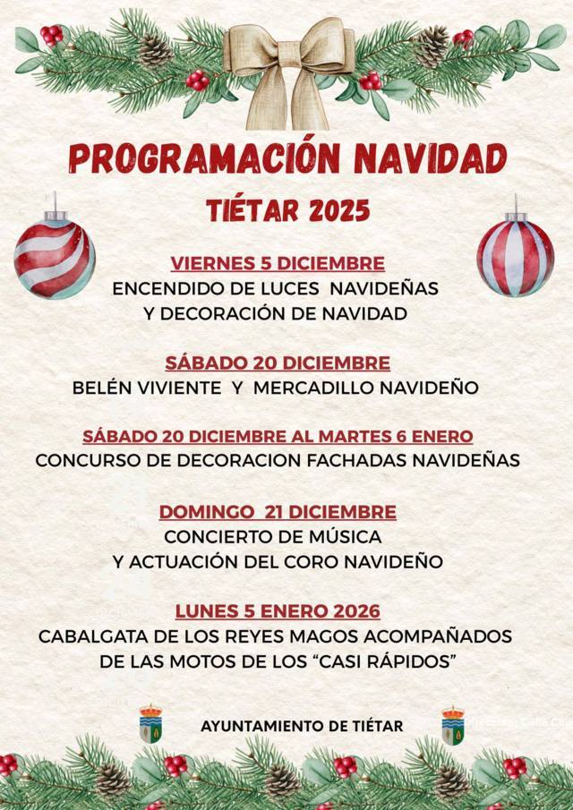 Programa de Navidad (2025) - Tiétar (Cáceres)
