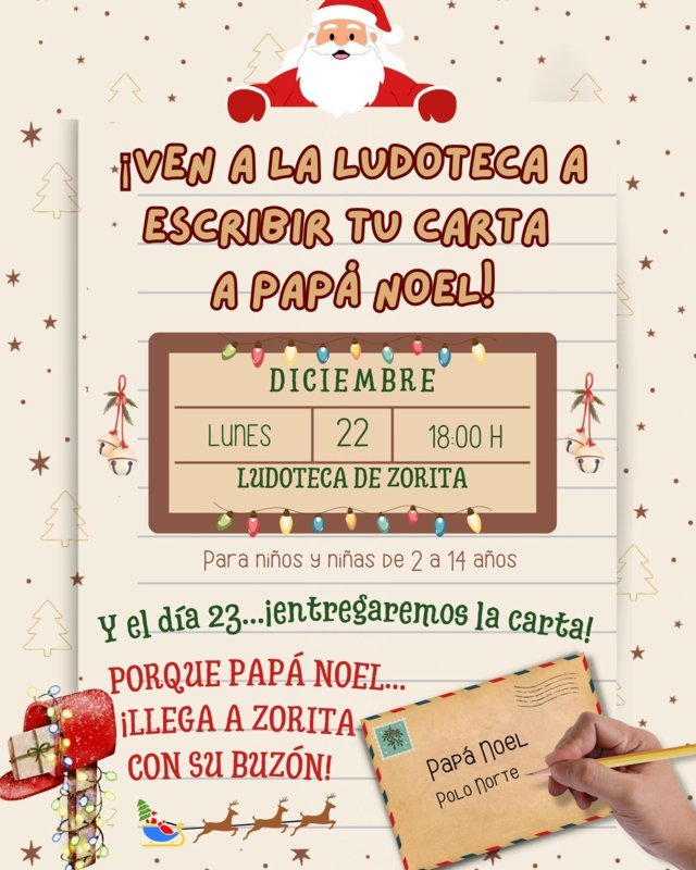 Taller para escribir la carta a Papá Noel (2025) - Zorita (Cáceres)