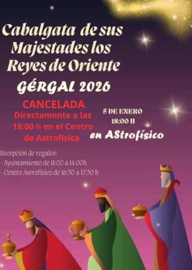 Cabalgata de los Reyes Magos (2026) - Gérgal (Almería)