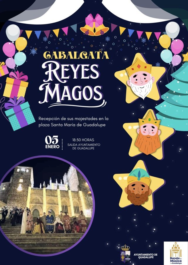 Cabalgata de los Reyes Magos (2026) - Guadalupe (Cáceres)