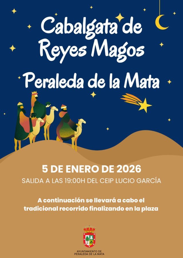 Cabalgata de los Reyes Magos (2026) - Peraleda de la Mata (Cáceres)