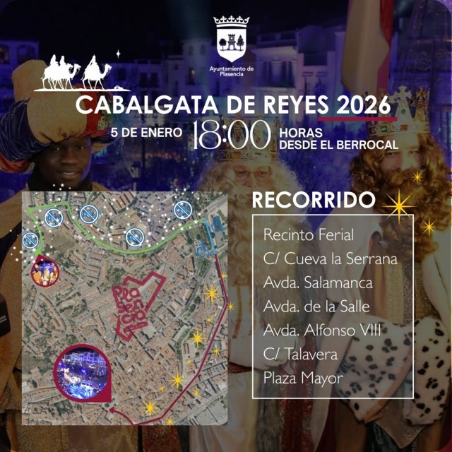 Cabalgata de los Reyes Magos (2026) - Plasencia (Cáceres)