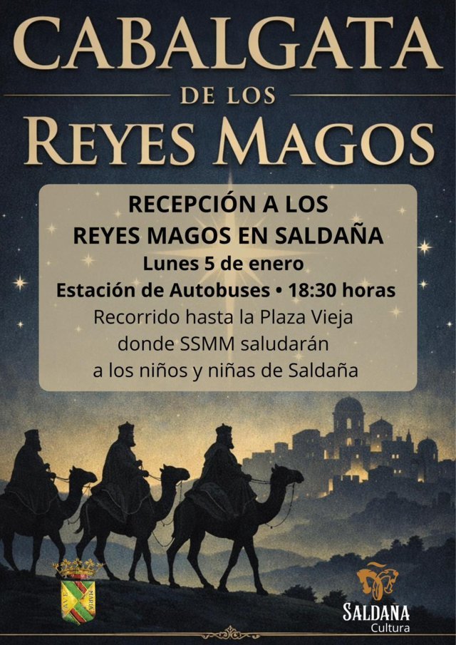 Cabalgata de los Reyes Magos (2026) - Saldaña (Palencia)