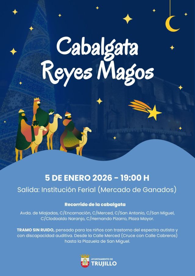 Cabalgata de los Reyes Magos (2026) - Trujillo (Cáceres)