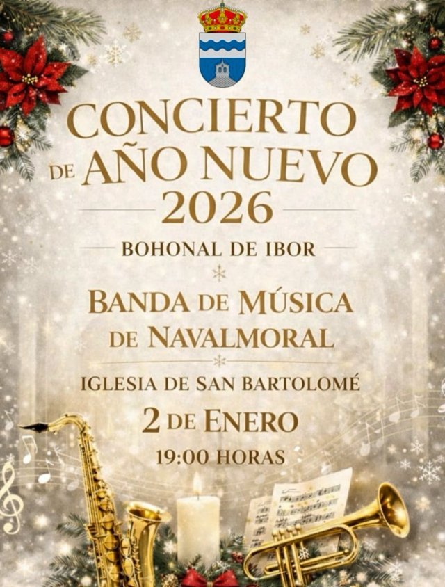 Concierto de la Banda de Música de Navalmoral de la Mata (2026) - Bohonal de Ibor (Cáceres)