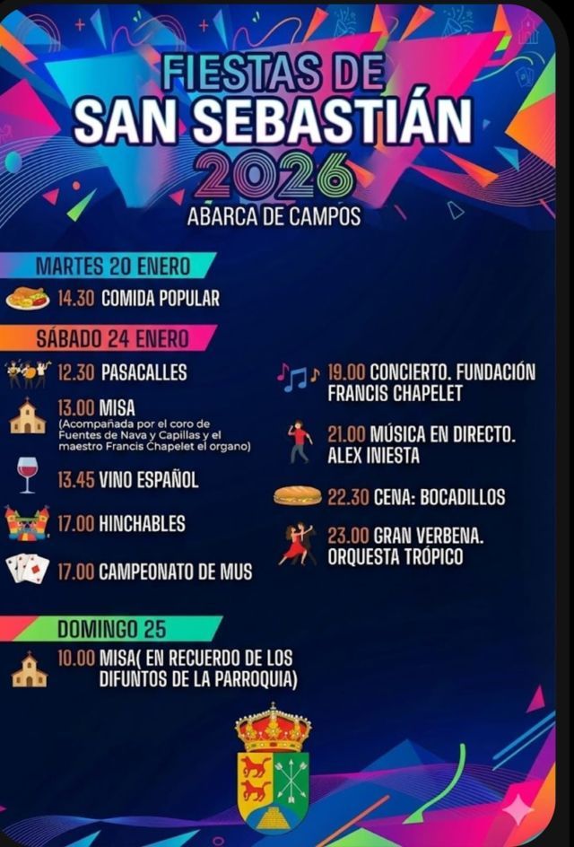 Fiestas de San Sebastián (2026) - Abarca de Campos (Palencia)