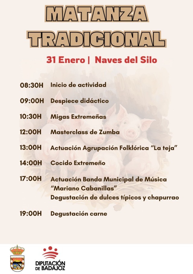 Matanza tradicional (2026) - Puebla de Alcocer (Badajoz) 2