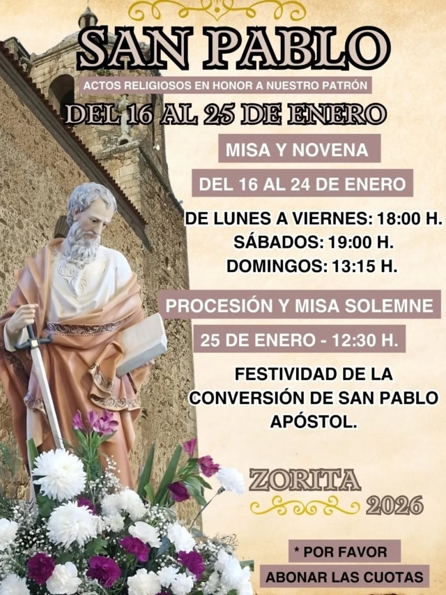 San Pablo (2026) - Zorita (Cáceres) 1