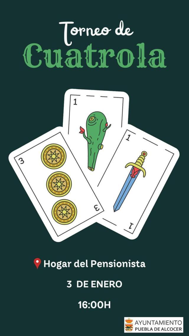 Torneo de cuatrola (enero 2026) - Puebla de Alcocer (Badajoz)