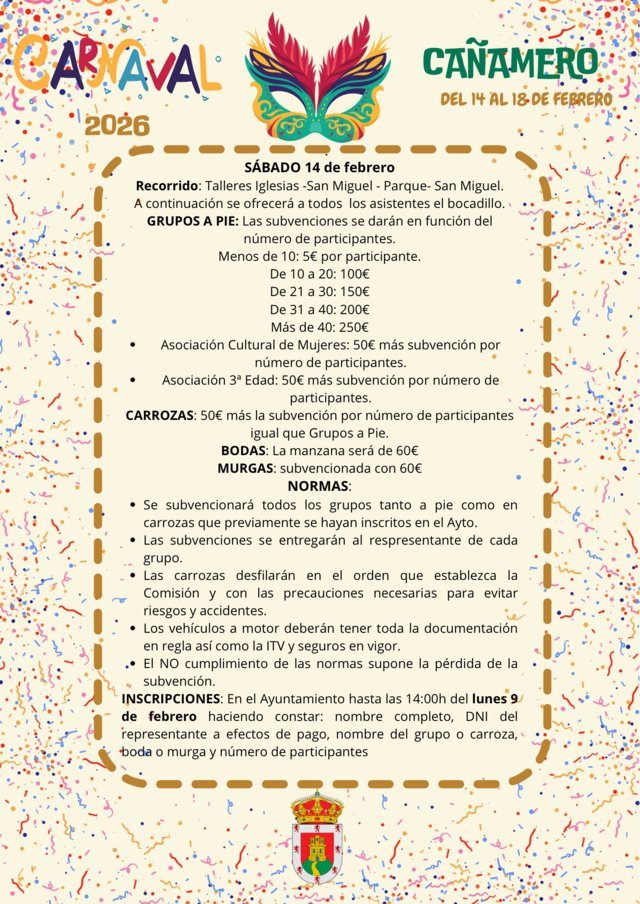 Carnaval (2026) - Cañamero (Cáceres) 3