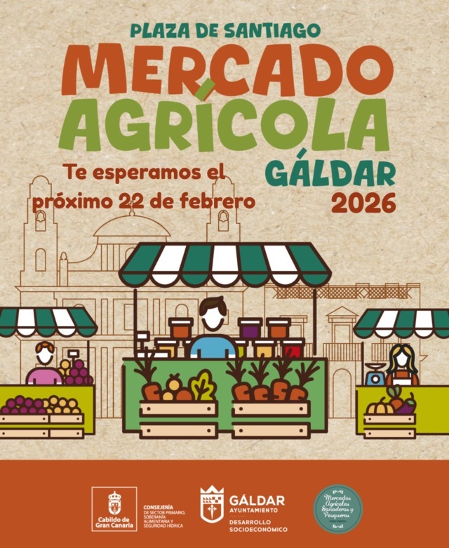 Mercado agrícola (febrero 2026) - Gáldar (Las Palmas)
