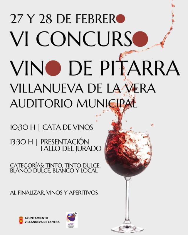 VI Concurso de Vino de Pitarra - Villanueva de la Vera (Cáceres)