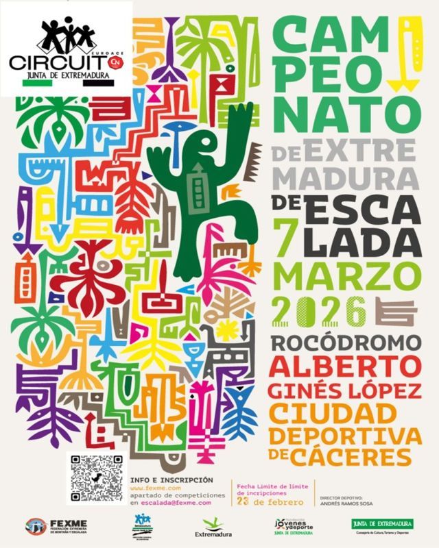 Campeonato de Extremadura de Escalada en Bloque (2026) - Cáceres